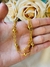 Pulseira Tripla de Coraçãozinho e Bolinha Folheado a Ouro 18K na internet