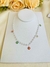 Choker Perola e Florzinha Resinada Folheado a Prata 925