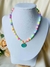 Choker Bolinhas Coloridas e Smile