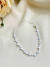 Pulseira Trevinho Resinado Branco Folheada a Prata 925 com 30 Milésimos - comprar online