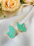 Brinco Resinado Borboleta Lisa