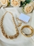 Kit 6 Peças Folheadas a Ouro 18k
