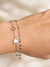 Pulseira Dupla Coraçõezinhos em Aço Inoxidável Dourado - comprar online