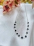Choker Tifany Cristal Preto Folheado a Prata 925 na internet