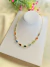 Choker Cristais Coloridos Folheados a Ouro 18K