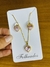 Kit Coração Zircônia Folheado a Ouro 18K