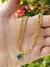 Pulseira Trevo Verde Esmeralda Folheado a Ouro 18K