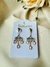 Brinco Cachinho de Cristal Folheado a Ouro 18K
