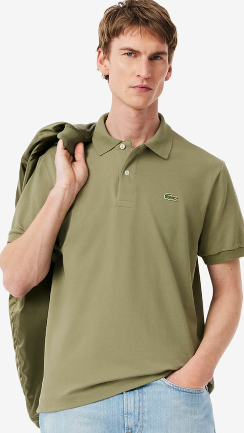 POLO LACOSTE KHAKI GREEN L.1212 LIGHT PH9851 23 BMY