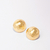 BRINCO DOURADO ESFERA MAXI QUADRICULADO - comprar online