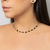 CHOKER DOURADA ZIRCÔNIA PRETA