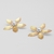 Brinco Flor com Pérola Dourado na internet