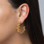 Brinco Argola Espiral Folheado a Ouro 18k - TASSE - acessórios por Laís Brito