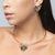 Conjunto Coração Mix Banhos Folheado a Ouro 18k e Prata