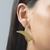 Brinco Abstrato Dourado - loja online
