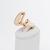 Anel Formas Geométricas Folheado a Ouro 18k - comprar online