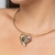 Imagem do Conjunto Coração Mix Banhos Folheado a Ouro 18k e Prata