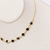 CHOKER DOURADA ZIRCÔNIA PRETA na internet