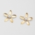 Brinco Flor com Pérola Dourado - comprar online