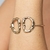Bracelete Aro Orgânico Folheado a Ouro 18K