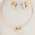 Conjunto Coração Mix Banhos Folheado a Ouro 18k e Prata na internet