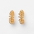 Brinco Argola Espiral Folheado a Ouro 18k - loja online