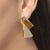 Brinco Midi Dobrado Dourado