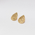 BRINCO DOURADO GOTA TEXTURIZADO - comprar online