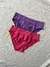 Combo Calcinha Mary - 2 Unidades Roxo e Rosa - comprar online