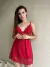 Kit Desejo Camisola e Robe Vermelho - comprar online