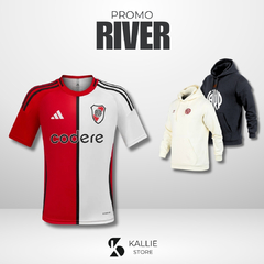 PROMO RIVER Camiseta Titular + 2 Buzos - comprar online