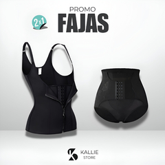 PROMO MUJERES 1 faja corset efecto lipo + 1 faja levanta gluteos