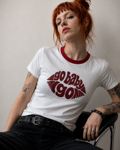 Baby tee Cherry Lips