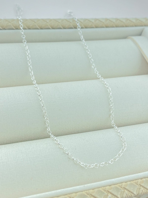 COLAR CORRENTE ELO PORTUGUÊS MINI PRATA 925