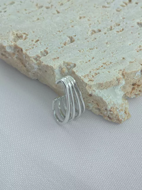 BRINCO PIERCING FAKE LINHAS LARGAS RÓDIO BRANCO