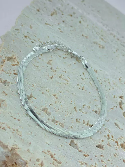 PULSEIRA FITA EM RÓDIO BRANCO