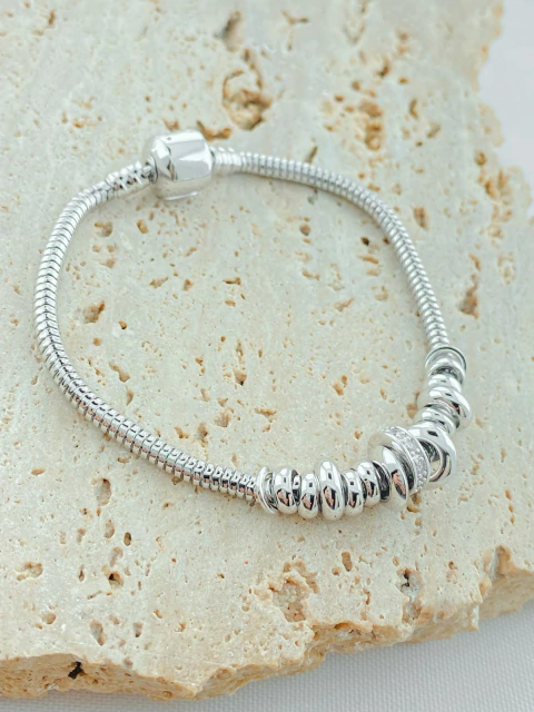 PULSEIRA BERLOQUEIRA RODIO BRANCO