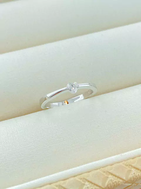 ANEL PONTO DE LUZ CORAÇÃO RÓDIO BRANCO