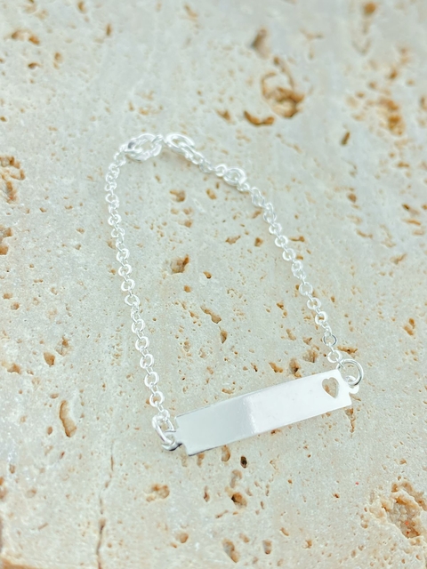 PULSEIRA MELINDROSA PERSONALIZÁVEL PRATA 925