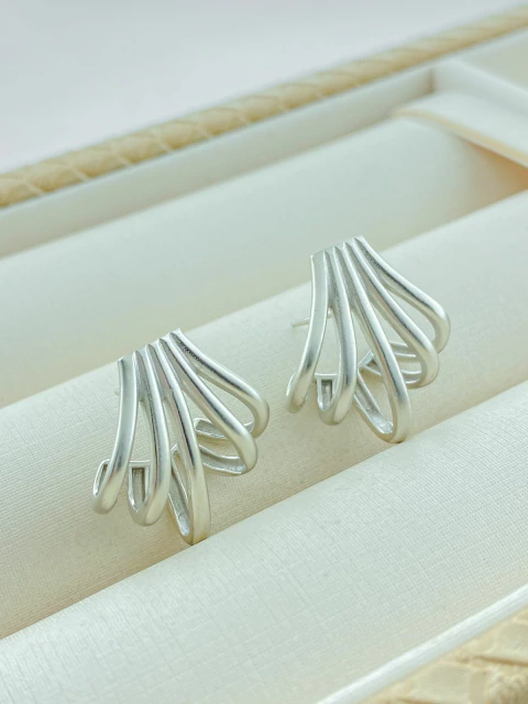 BRINCO ENCAIXE GANCHOS RODIO BRANCO