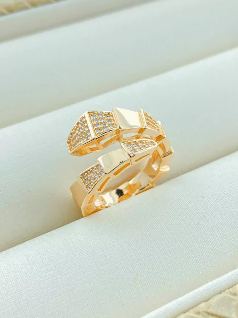 ANEL COBRA INSPIRAÇÃO ALTA JOALHERIA OURO 18K