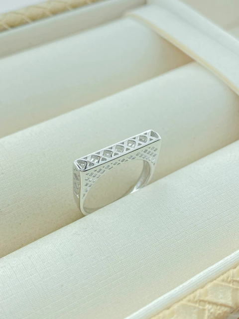 ANEL BASE RETA LATERAL TRABALHADA RODIO BRANCO