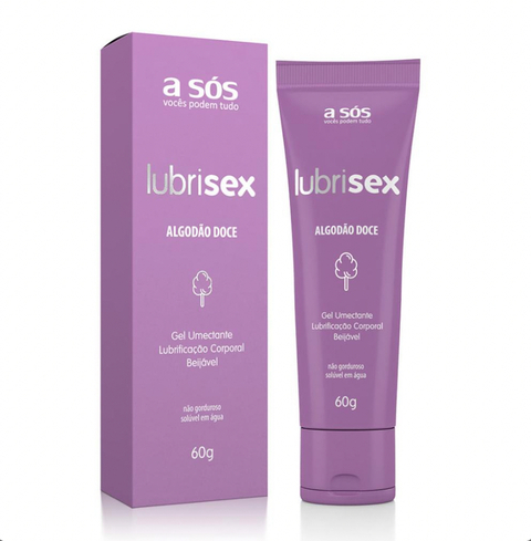 Lubrificante Beijável Algodão Doce - 60g - - comprar online