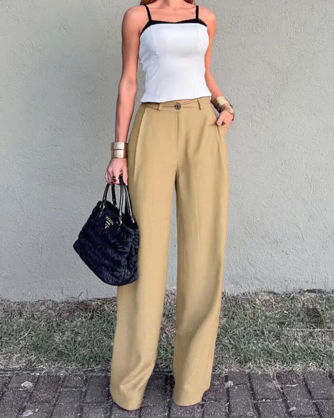 CALÇA ZOYE - NUDE - comprar online