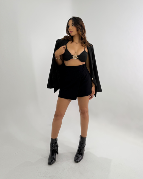 SHORT SAIA ESTELA PRETO - comprar online