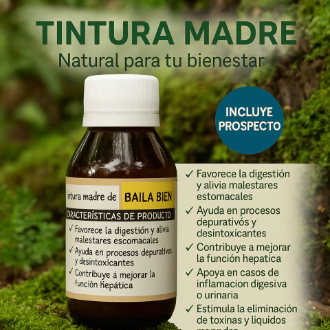 TINTURA MADRE DE BAILA BIEN X 100CC HABITAD NATURAL (mayorista) SOLO SI CUBRE MONTO MAYORISTA - comprar online