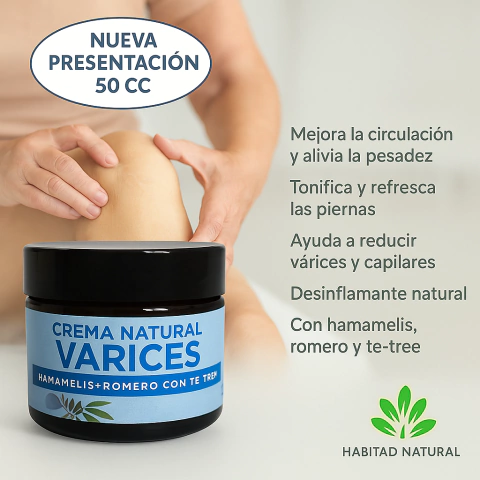 Crema De Varices Por 50Cc /con Hamamelis Romero Y Centella Asiatica - - comprar online