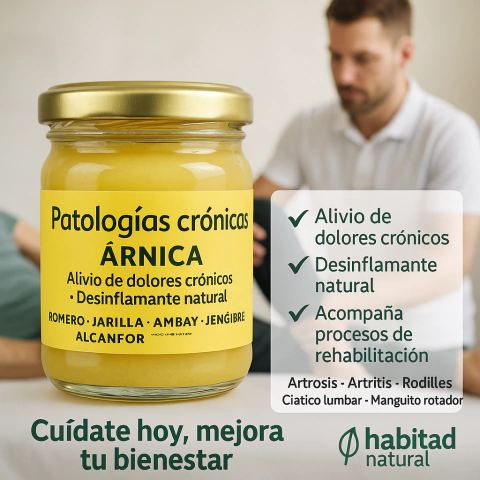 POMADA PARA PATOLOGÍAS CRÓNICAS X 1 HABITAD NATURAL - comprar online
