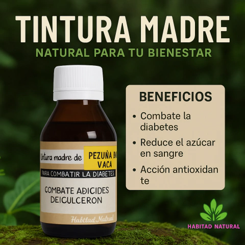 TINTURA MADRE DE PEZUÑA DE VACA X 100 C HABITAD NATURAL - comprar online