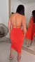 VESTIDO KIMBERLY LARANJA - comprar online